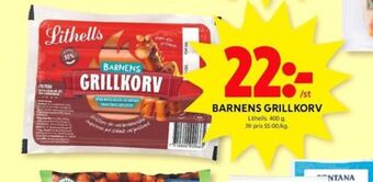 ICA Kvantum Barnens grillkorv erbjuda