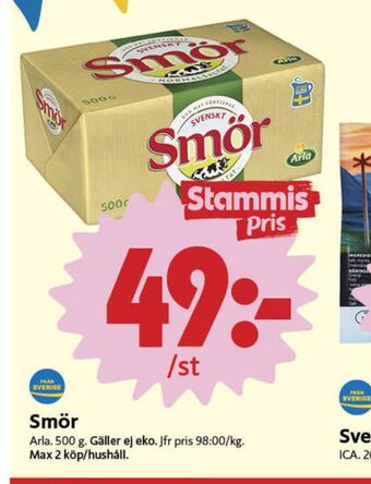 ICA Nära Svenskt smör erbjuda