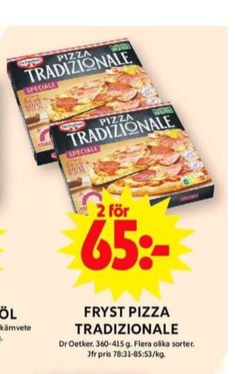 Tradizionale pizza