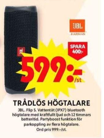 ICA Maxi Jbl högtalare erbjuda