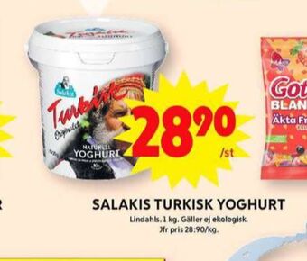 ICA Maxi Salakis yoghurt erbjuda
