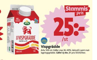 ICA Nära Arla köket vispgrädde erbjuda