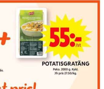 ICA Maxi Peka potatisgratäng erbjuda