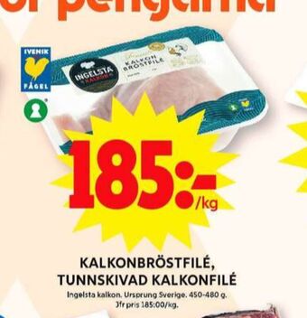 ICA Maxi Ingelsta kalkon kalkonbröstfilé erbjuda