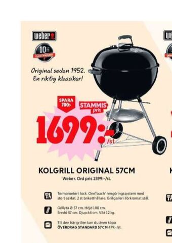 ICA Maxi Weber klotgrill erbjuda