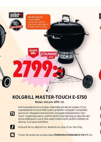 ICA Maxi Weber klotgrill erbjuda