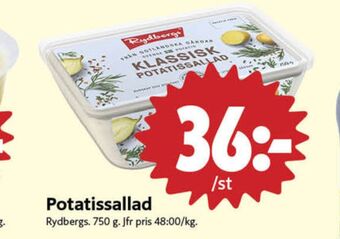 ICA Nära Rydbergs potatissallad erbjuda