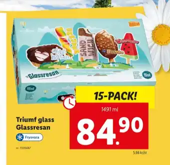 Lidl Glassresan glasspinnar erbjuda