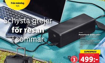 Lidl Tronic laddare erbjuda