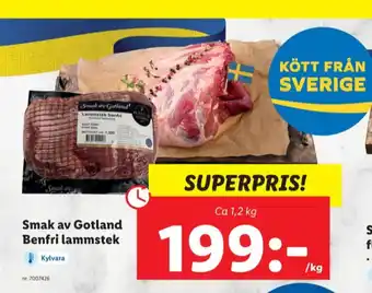 Smak av gotland lammstek