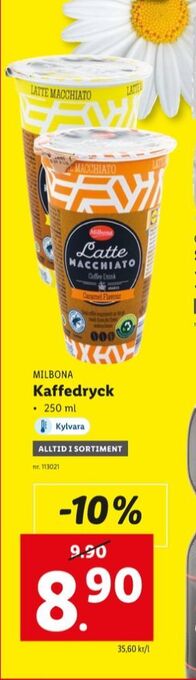 Lidl Milbona iskaffe erbjuda