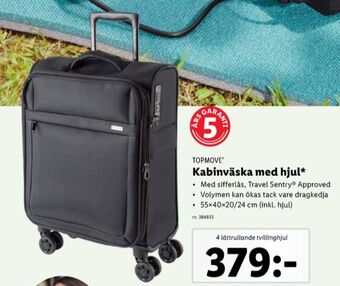 Lidl Topmove trolley erbjuda