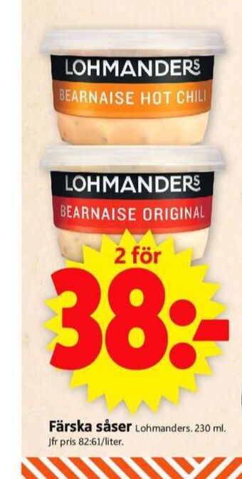 ICA Supermarket Lohmanders såser erbjuda