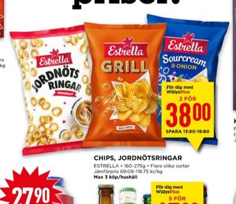 Willys Västkustchips erbjuda