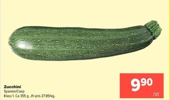 Coop Extra Coop zucchini erbjuda