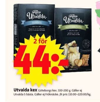 Göteborgs utvalda smörgåskex