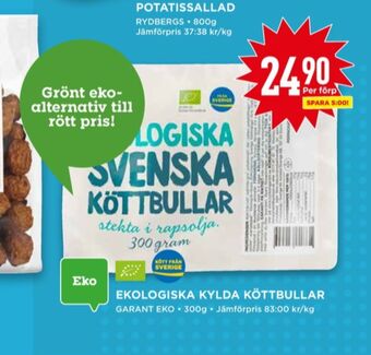 Willys Garant köttbullar erbjuda