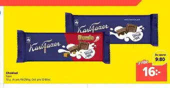 Coop Extra Dumle chokladkaka erbjuda