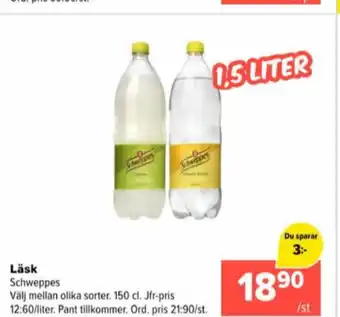 Coop Extra Schweppes tonic erbjuda