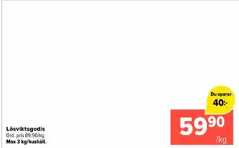 Coop Extra Frödinge lösviktsgodis erbjuda