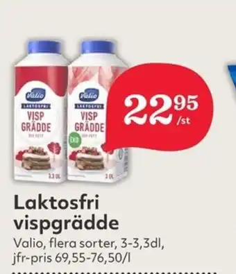 Hemköp Laktosfri vispgrädde Valio erbjuda