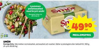 Coop Daglivs Smör erbjuda