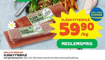 Coop Daglivs Fläskytterfilé erbjuda