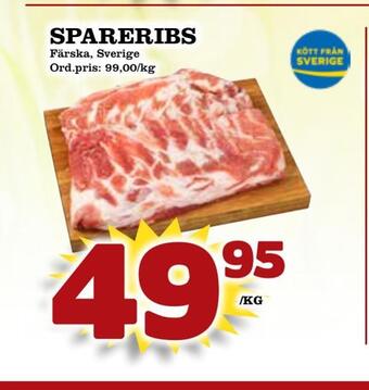 Din Mat Spareribs erbjuda