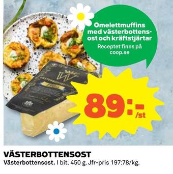 Coop Daglivs Västerbottensost erbjuda