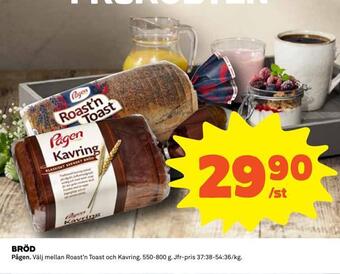 Coop Daglivs Bröd erbjuda