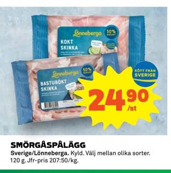 Coop Daglivs Smörgåspålägg erbjuda