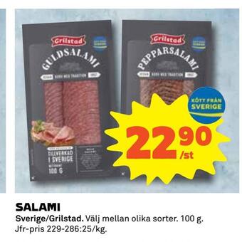 Coop Daglivs Salami erbjuda