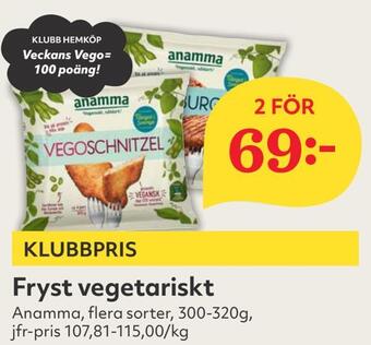 Hemköp Fryst vegetariskt erbjuda