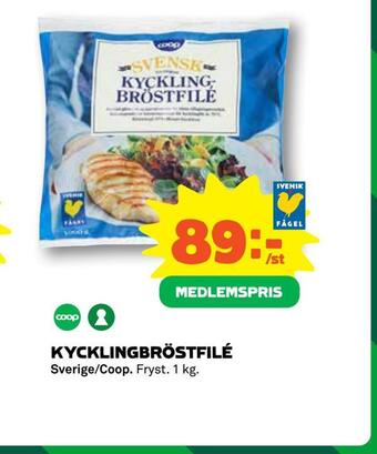 Coop Daglivs Kycklingbröstfilé erbjuda