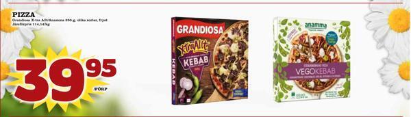 Din Mat Pizza erbjuda