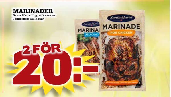 Din Mat Marinader erbjuda