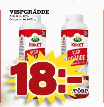 Vispgrädde