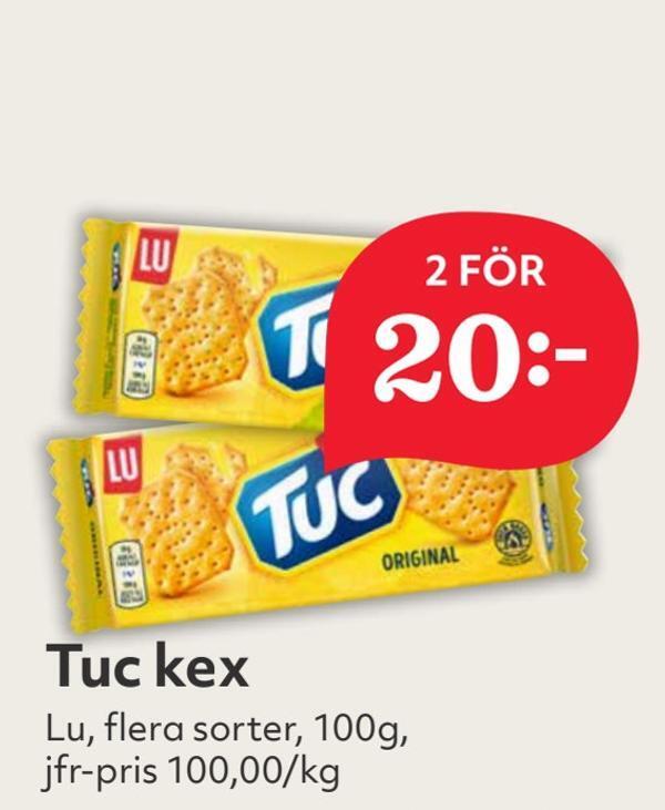 Hemköp Tuc kex erbjuda