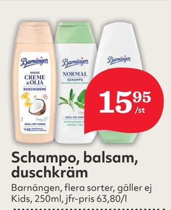 Hemköp Schampo, balsam, duschkräm erbjuda