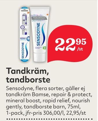 Hemköp Tandkräm, tandborste erbjuda