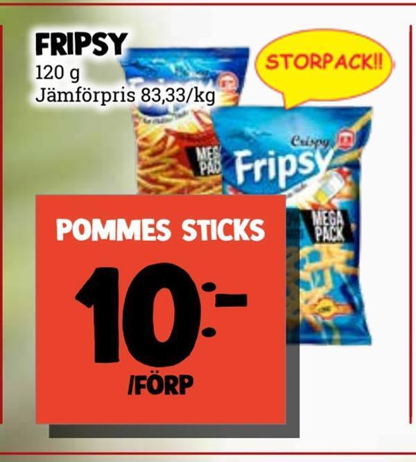 MatArket Pommes sticks erbjuda