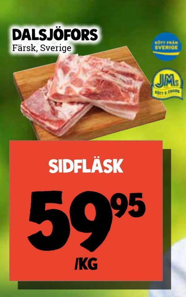 MatArket Sidfläsk erbjuda