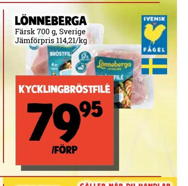 MatArket Kycklingbröstfilé erbjuda