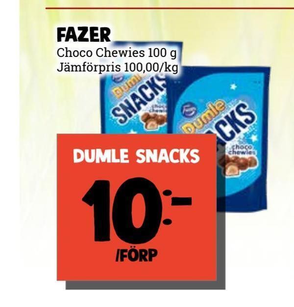 MatArket Dumle snacks erbjuda