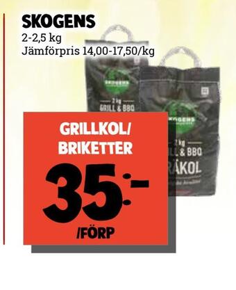 Grillkol/briketter