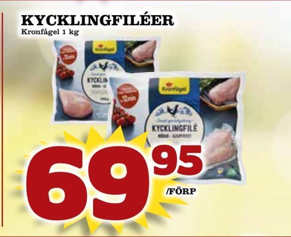 Matdax Kycklingfiléer erbjuda
