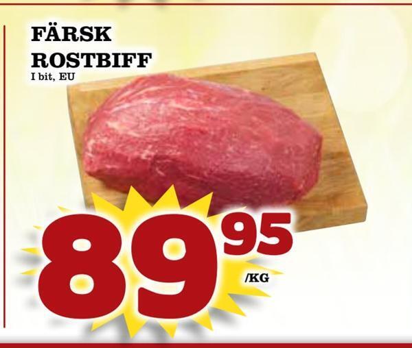 Matdax Färsk rostbiff erbjuda