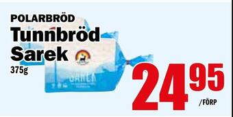Matdax Tunnbröd sarek erbjuda