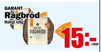 Matdax Rågbröd erbjuda