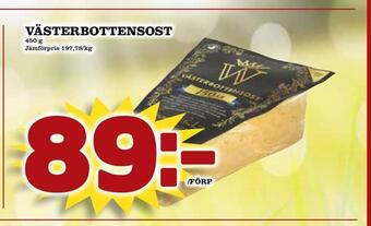 Matdax Västerbottensost erbjuda